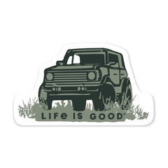 Life is Good Shadow ATV Small Die Cut Sticker