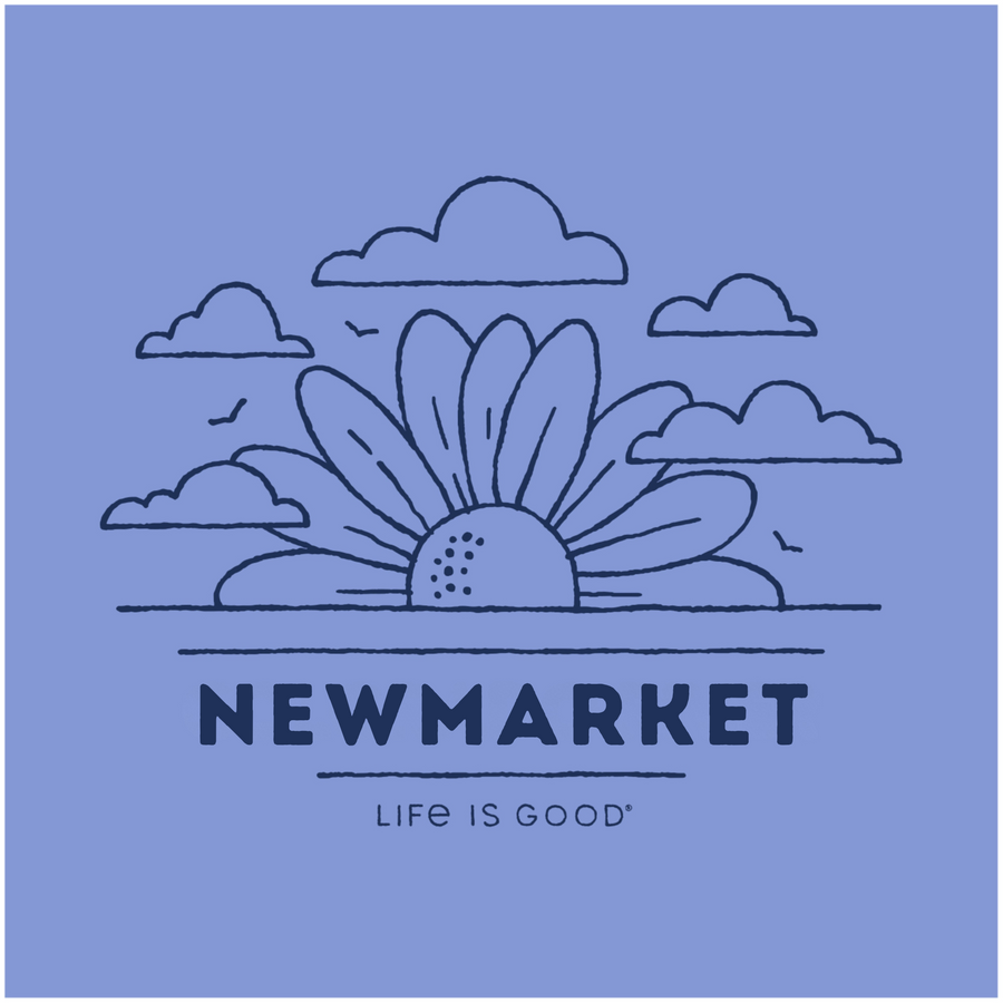 Life is Good Women's Newmarket Sunrise Sunflower Crusher Vee