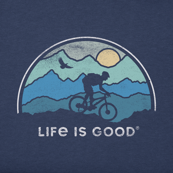 Life is Good Men's Beautiful Biking Crusher Lite Tee