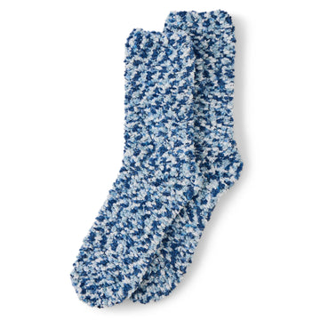Life is Good Smoky Blue Pom Pom Sock