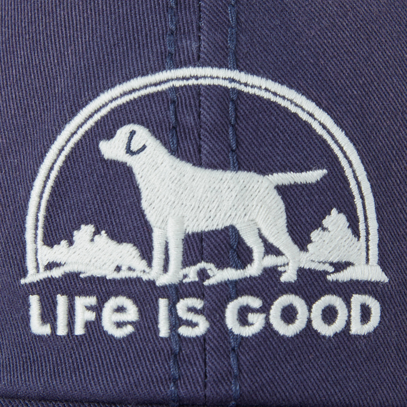 Life is Good Floral Sunset Dog Sunwashed Chill Cap