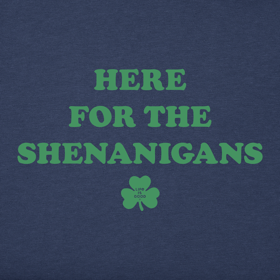 Life is Good Women's Here for the Shenanigans Crusher Tee