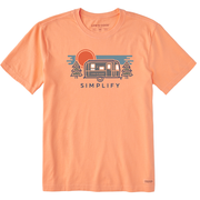 Life is Good Men's Simplify Camper Crusher Tee