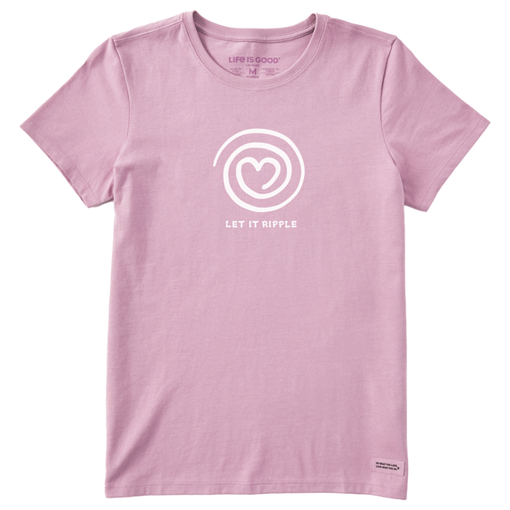 Life is Good Women's Let it Ripple Crusher Tee