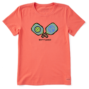 Life is Good Women's Keep It Simple Pickleball Crusher Lite Tee