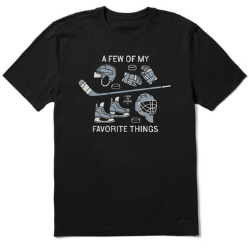Life is Good Men's A Few of My Favourite Hockey Things Short Sleeve Tee