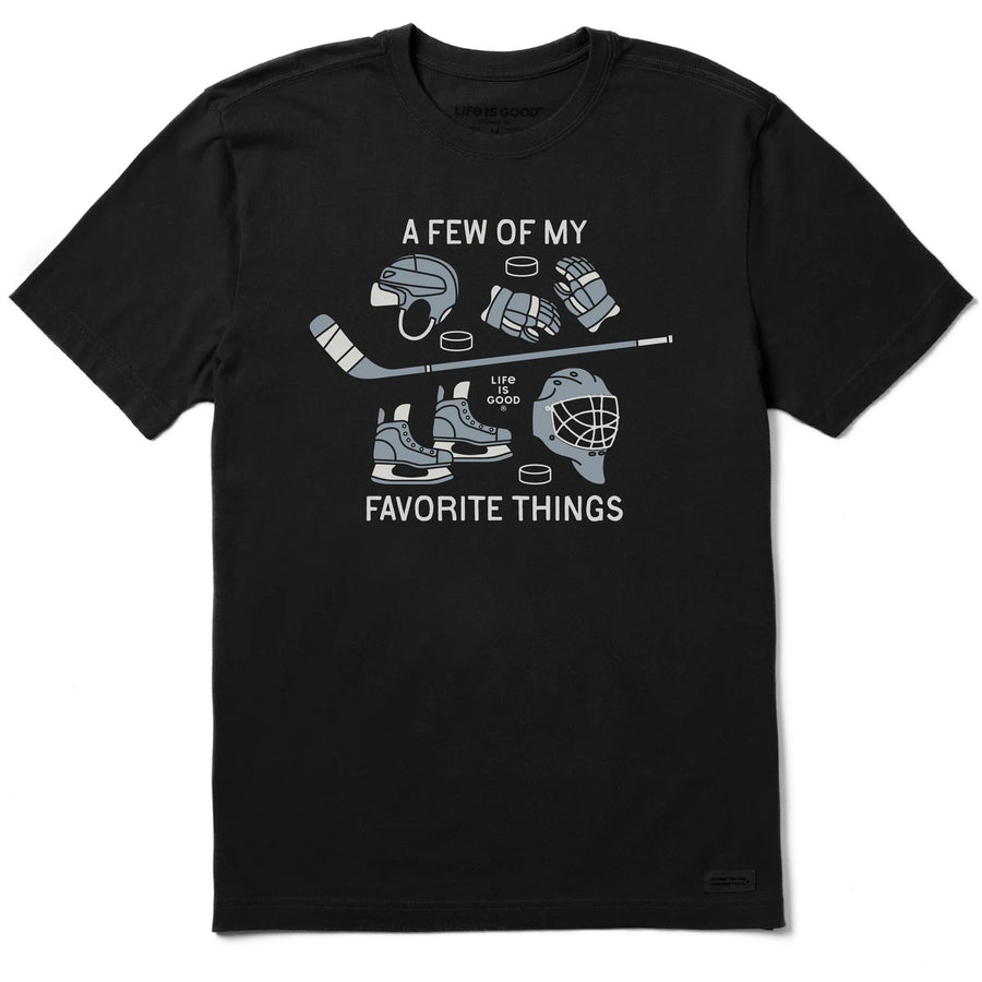 Life is Good Men's A Few of My Favourite Hockey Things Short Sleeve Tee