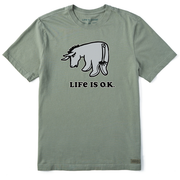 Life is Good Men's Vintage Life is OK Eyeore Crusher Tee