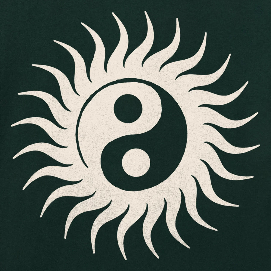 Life is Good Women's Mini Namaste Sun Long Sleeve Crusher Vee