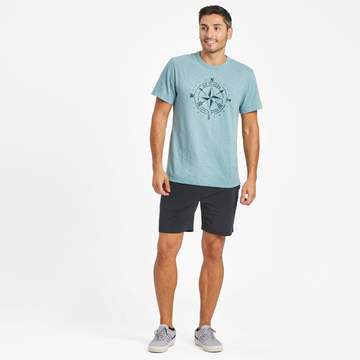 Life is Good Men's Solid Crusher Flex Short