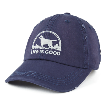 Life is Good Floral Sunset Dog Sunwashed Chill Cap