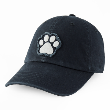 Life is Good Pet Paw Print Tattered Chill Cap