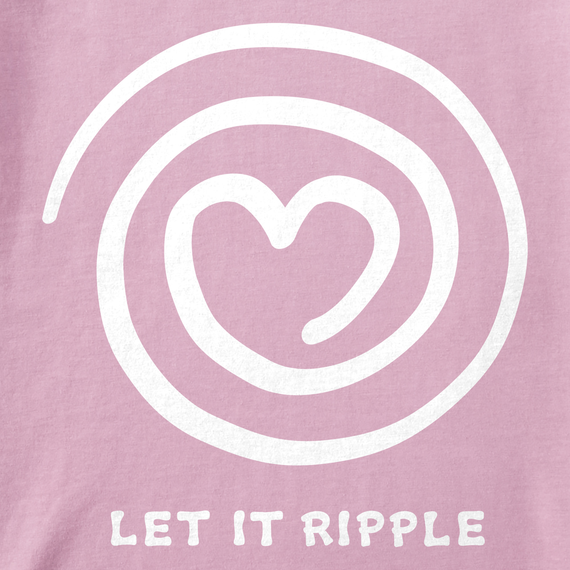 Life is Good Women's Let it Ripple Crusher Tee