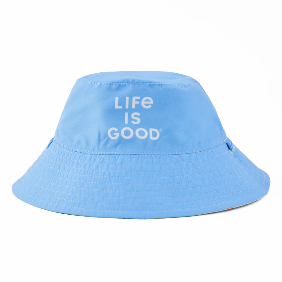 Life is Good Toddler Sea Life Pattern Made in the Shade Bucket Hat