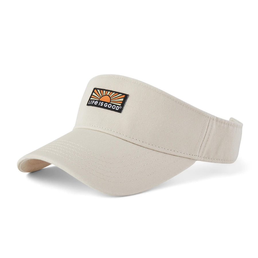 Life is Good Retro Sunburst Chill Cap Visor