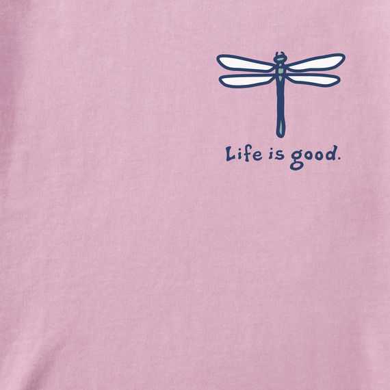 Life is Good Women's Dragonfly Simply True Fleece Zip Hoodie