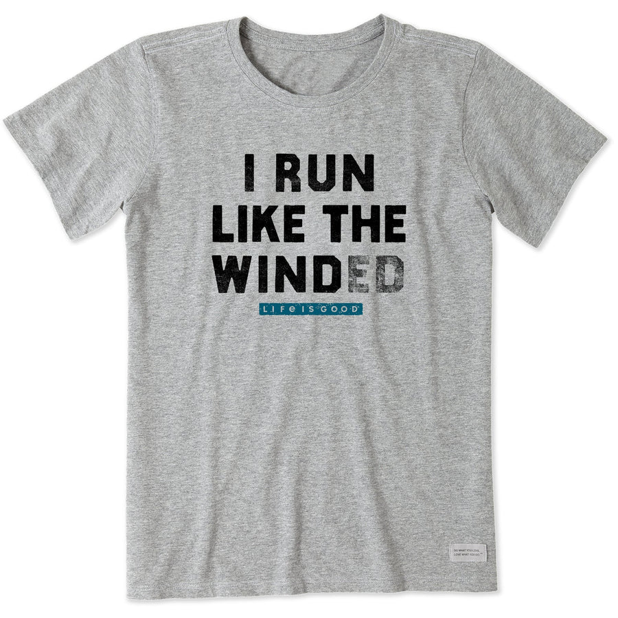 Life is Good Women's Run Like The Winded Crusher Lite Tee