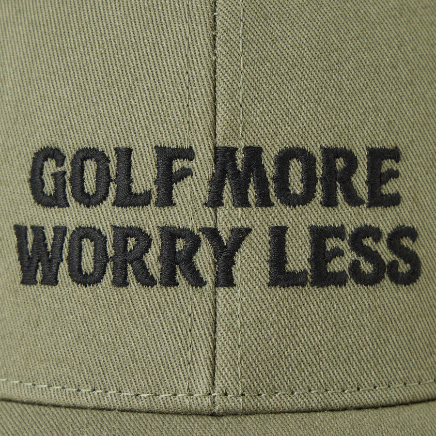 Life is Good Golf More Worry Less Trucker Cap