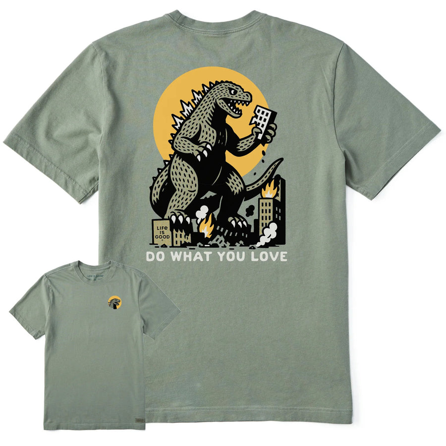 Life is Good Men's Do What You Love Zilla Short Sleeve Tee