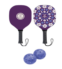 Life is Good Daisies Mandala Pickleball Paddle
