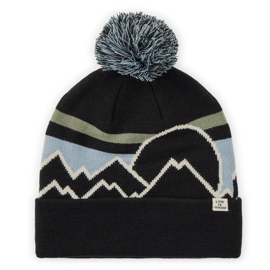 Life is Good Stripe Mountains & Sun So Chill Beanie