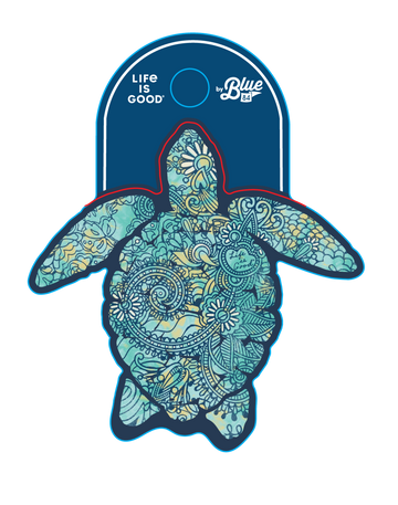 Life is Good Mandala Turtle Sticker