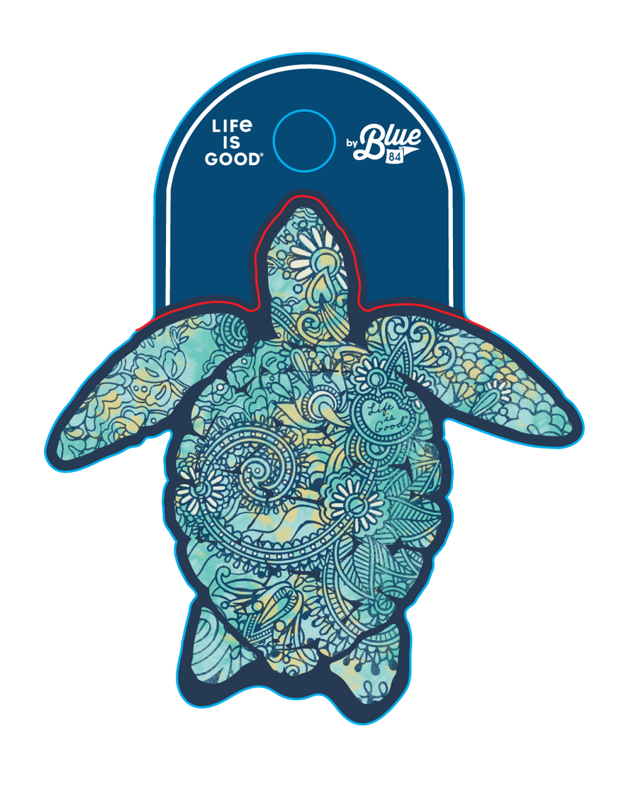 Life is Good Mandala Turtle Sticker