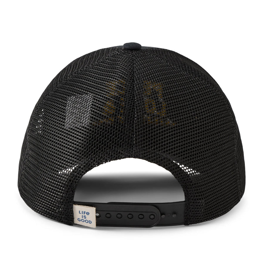 Life is Good Wordsmith Whiskey Trucker Cap
