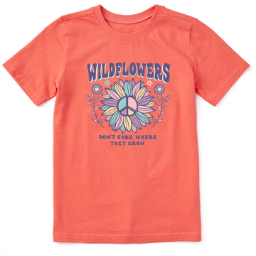 Life is Good Kids Wildflowers Can Where They Grow Crusher Tee