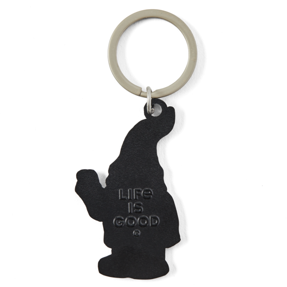 Life is Good Peace Gnome Kind Keychain