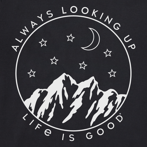 Life is Good Women's Always Looking Up Celestial Crusher Vee