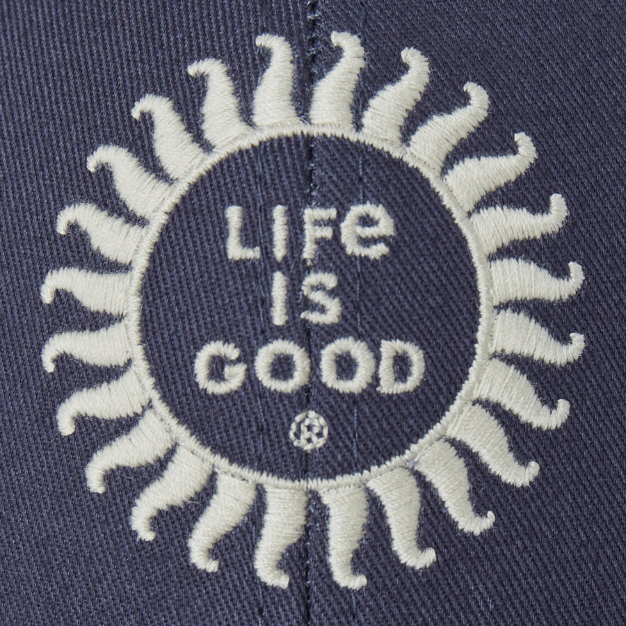 Life is Good Woodblock Sun Trucker
