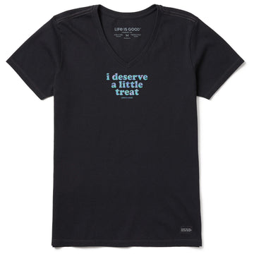 Life is Good Women's Little Treat Tie Dye Crusher Lite Tee