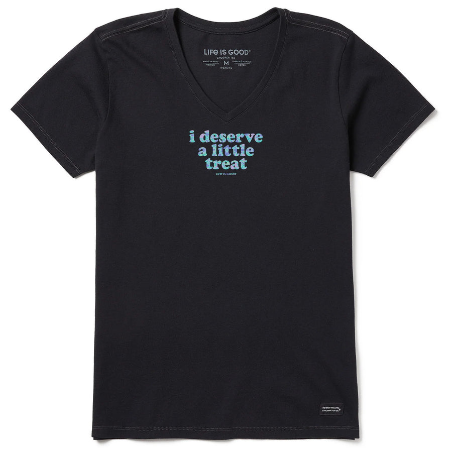 Life is Good Women's Little Treat Tie Dye Crusher Lite Tee
