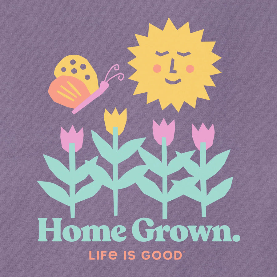 Life is Good Baby Home Grown Garden Long Sleeve Crusher Bodysuit