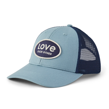 Life is Good Love Each Other Patch Trucker