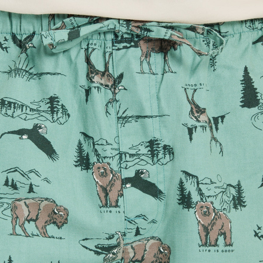 Life is Good Men's Scenic Wildlife Pattern Classic Sleep Pant