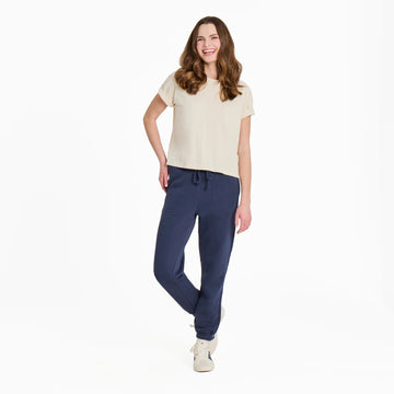 Life is Good Women's Solid Good Vibes Fleece Jogger