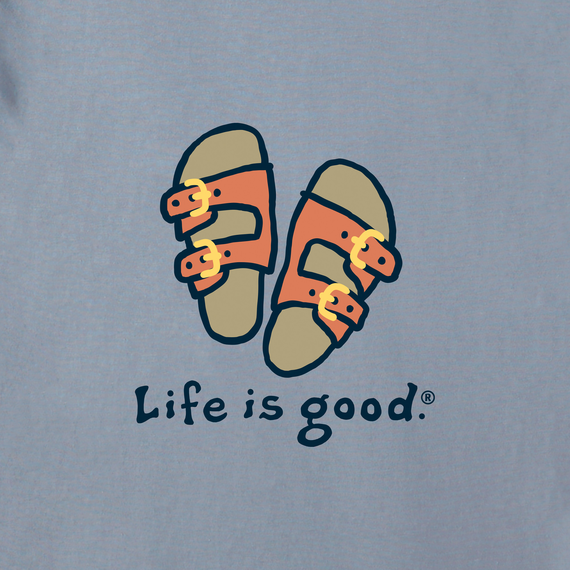 Life is Good Men's LIG Sandals Crusher Tee