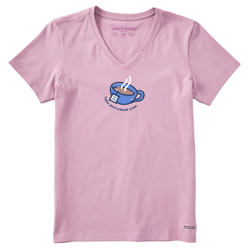Life is Good Women's Take your Sweet Time Crusher Lite Tee