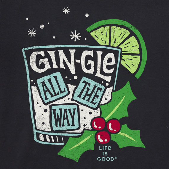 Life is Good Women's Gin-gle All The Way Crusher Tee