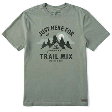 Life is Good Men's Just Here for the Trail Mix Crusher Lite Tee