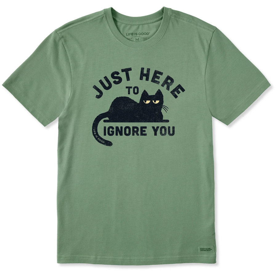 Life is Good Men's Here to Ignore You Crusher Lite Tee