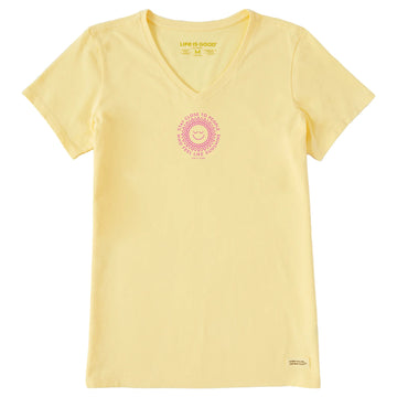 Life is Good Women's Stay Close Sunshine Crusher Lite Vee