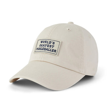 Life is Good World's Okayest Pickleballer Chill Cap
