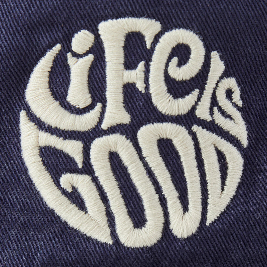 Life is Good Circle Bucket Hat