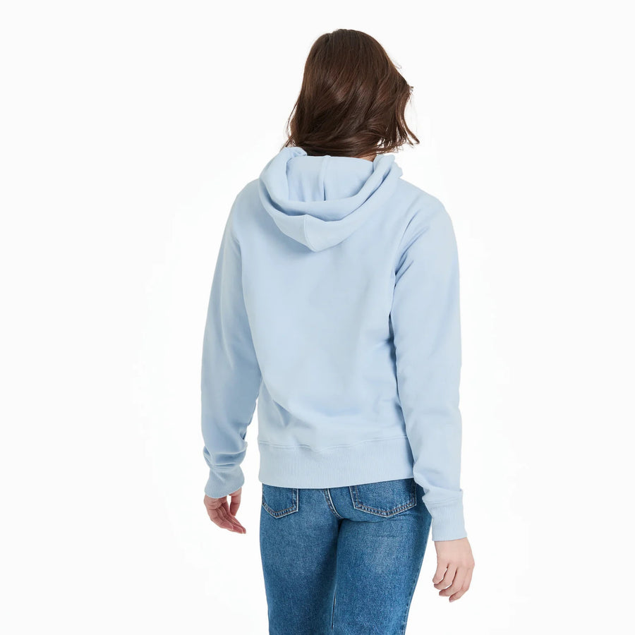 Life is Good Women's Quad Simple Stripe Good Vibes Fleece Hoodie