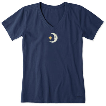 Life is Good Women's Moon & Star Crusher Tee