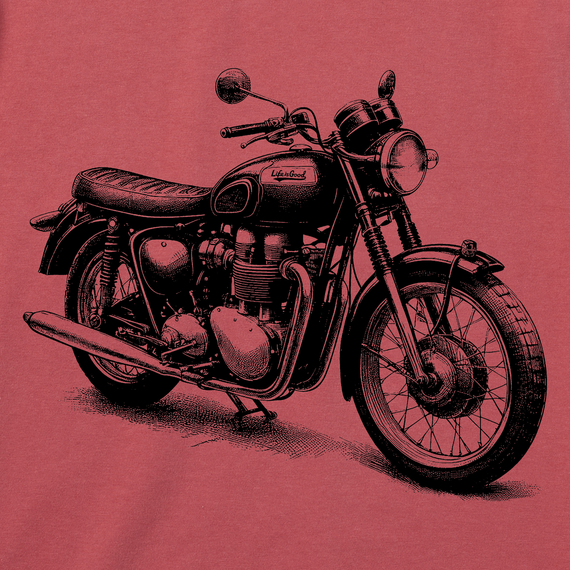 Life is Good Men's Good Ride Motorcycle Crusher Tee