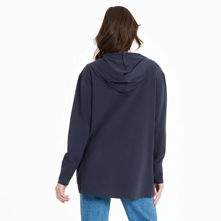 Life is Good Women's Solid Crusher Flex Cardigan